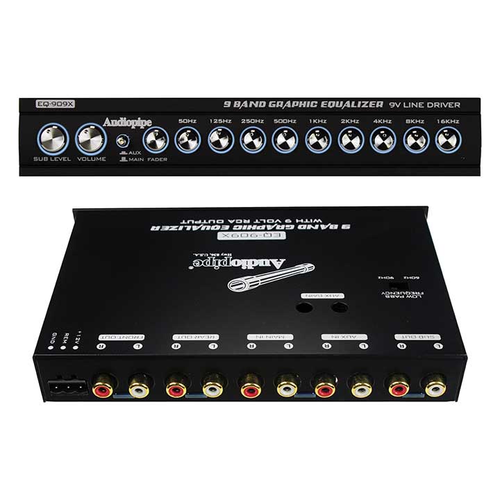EQ909X - Audiopipe 9 Band Equalizer