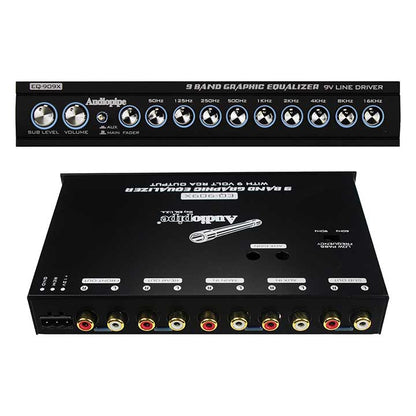 EQ909X - Audiopipe 9 Band Equalizer