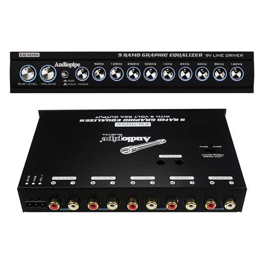 EQ909X - Audiopipe 9 Band Equalizer