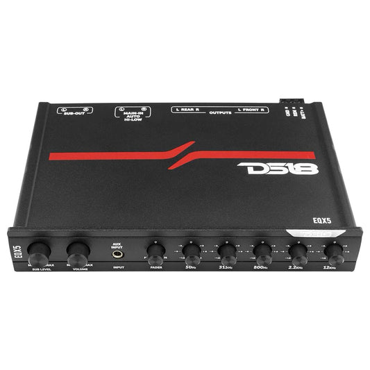 EQX5 - DS18 High Volt 5-Band Equalizer with High/Low Level Inputs