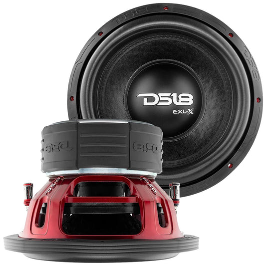 EXLX124D - DS18 12" Competition Woofer 2500W Max DVC 4 OHM