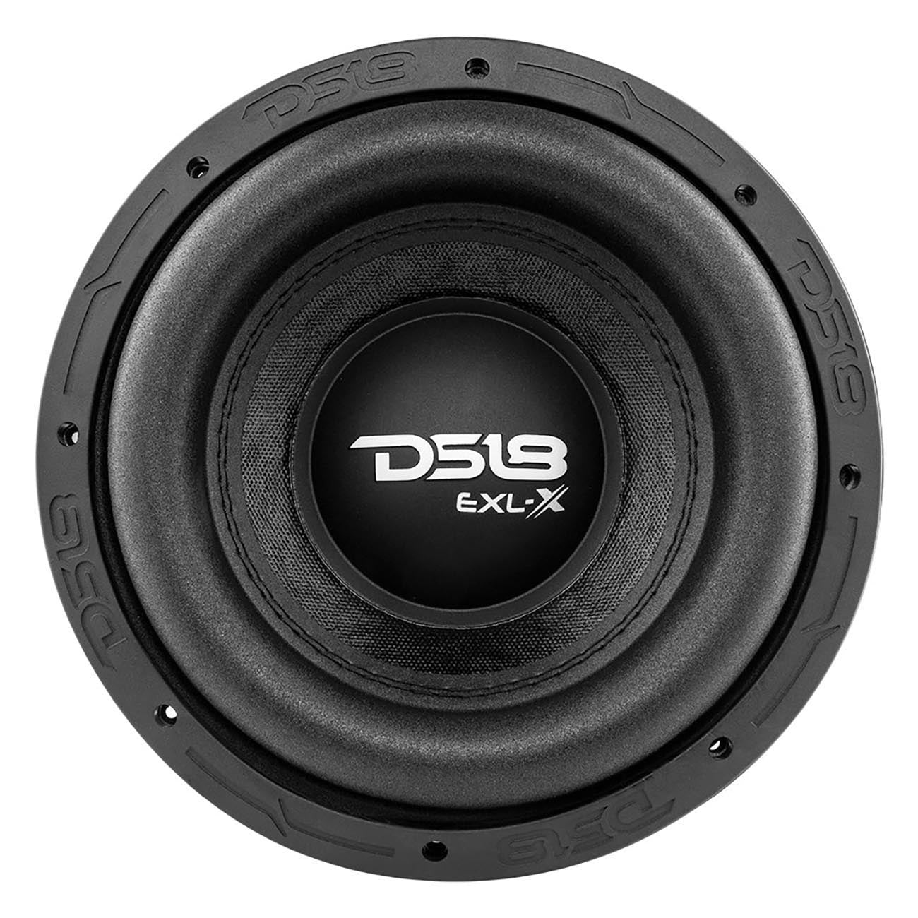 EXLX84D - DS18 EXL Red Frame 8" Subwoofer  Dvc 4-Ohms 1200 Watts Max