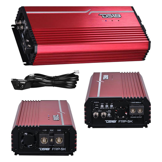 FRP5KRD - DS18 FRP Compact Monoblock Amplifier 5000W RMS (Red)