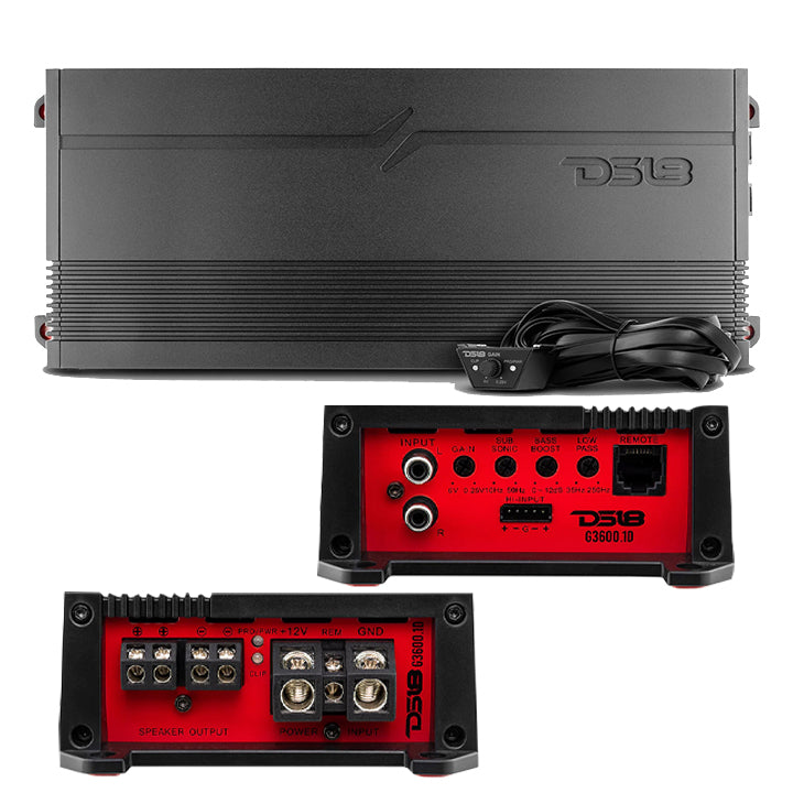 G36001D - DS18 GENX 1 Channel Amplifier 3600 Watts Class D