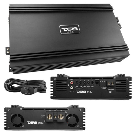 GFX8K1 - DS18 Pro Full Range Class D Mono Amplifier 1 Ohm 8000 Watts