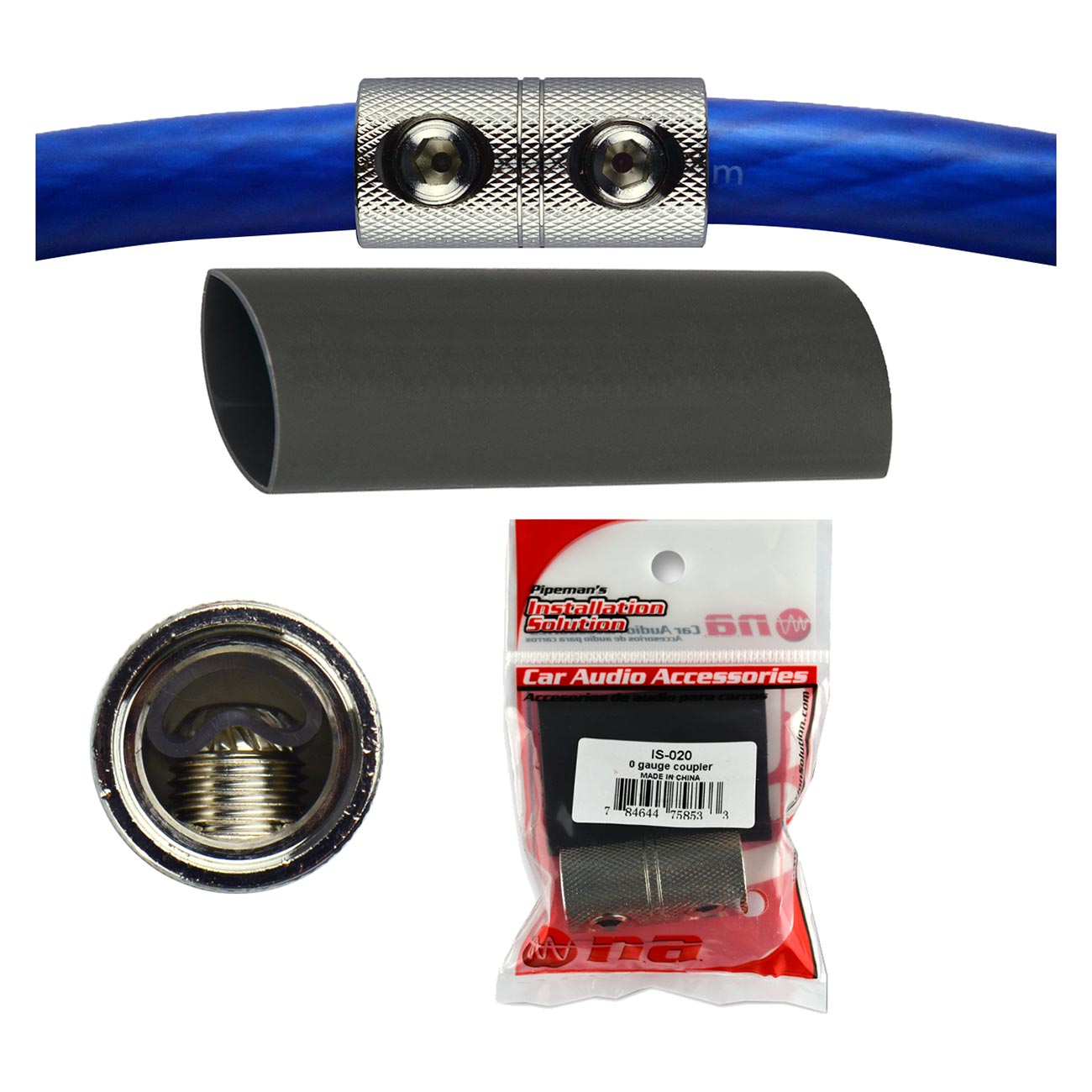 IS020 - Installation Solution Cable Coupler 0-Gauge