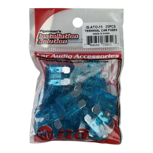 ISATO15 - Audiopipe 15 Amp Fuse - 25pcs