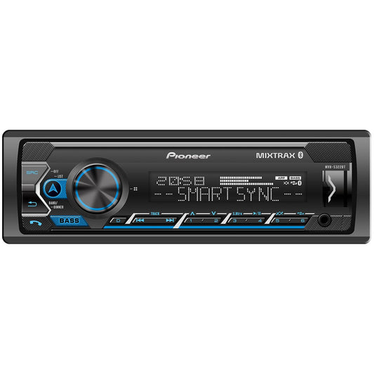 MVHS322BT - Pioneer Detachable Face Mechless AM/FM Receiver with Smart Sync App MIXTRAX & Bluetooth