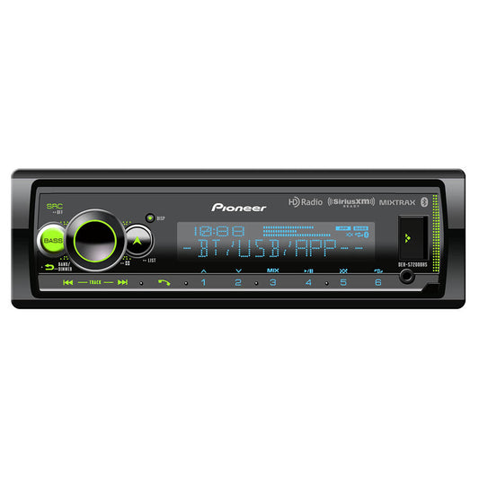 MVHS720BHS - Pioneer Mechless Radio with BluetoothHDSAT RDYUSBAux.IN3x 4V PreOut