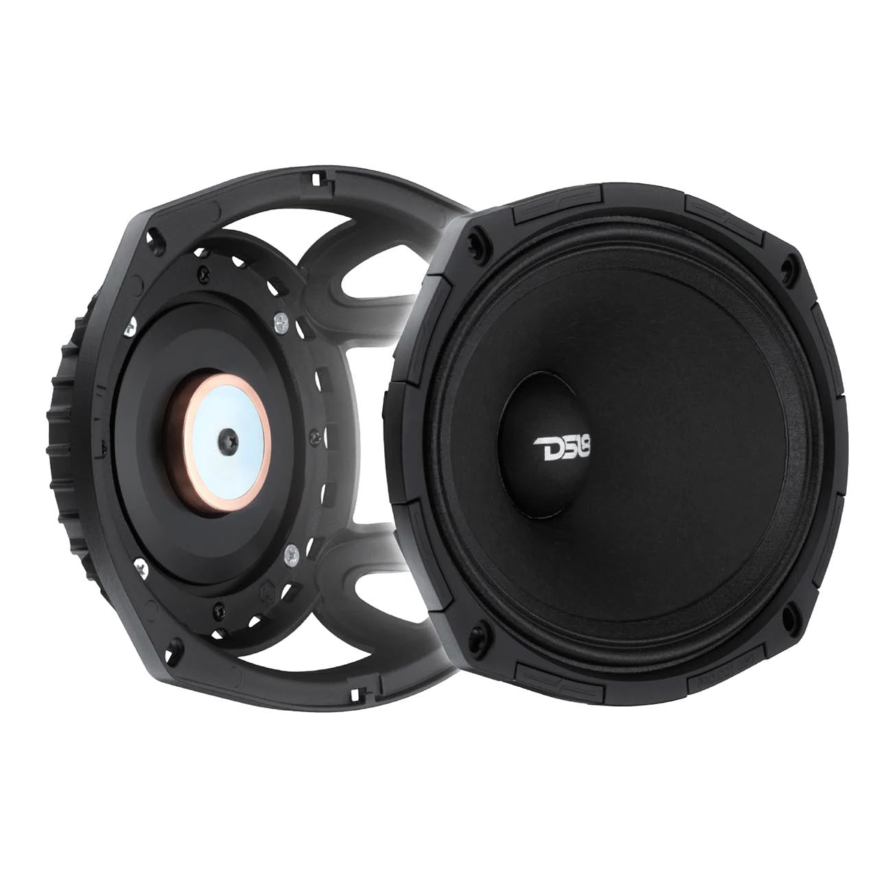 PROJECT360694NEO - DS18 6x9” Neodymium Magnet Mid-High Loudspeaker 350W RMS/700W MAX 4-Ohm Rotating Recone Design Fo