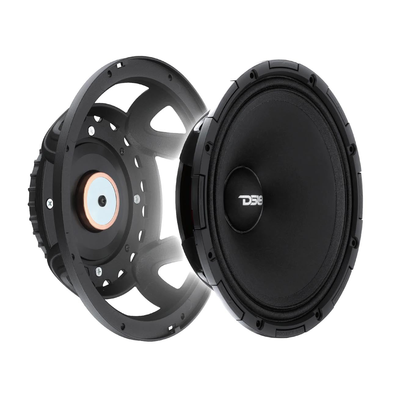 PROJECT36084NEO - DS18 8” Neodymium Magnet Mid-High Loudspeaker 350W RMS/700W MAX Rotating Recone Design For