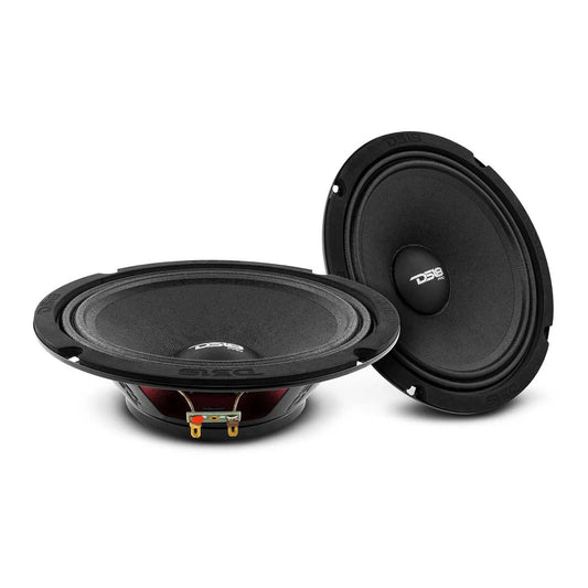 PRONS84 - DS18 8" Shallow Mount Mid-Range Speaker 200W RMS/400W Max 4 Ohm