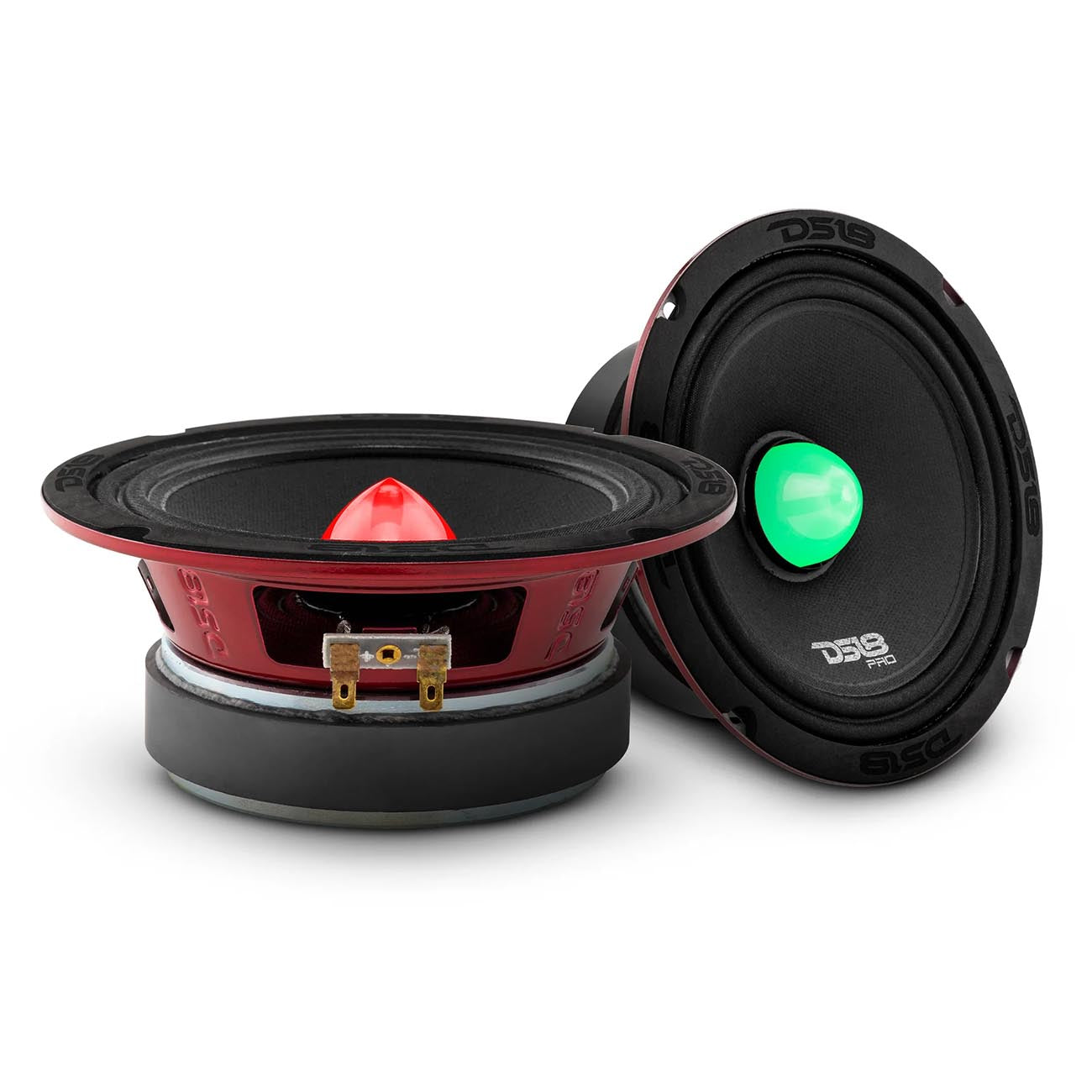 PROX64BMRGB - DS18 PRO-X 6.5" Mid-Range Loudspeaker with RGB Light Bullet - 250W RMS/500W Max (Sold Each)