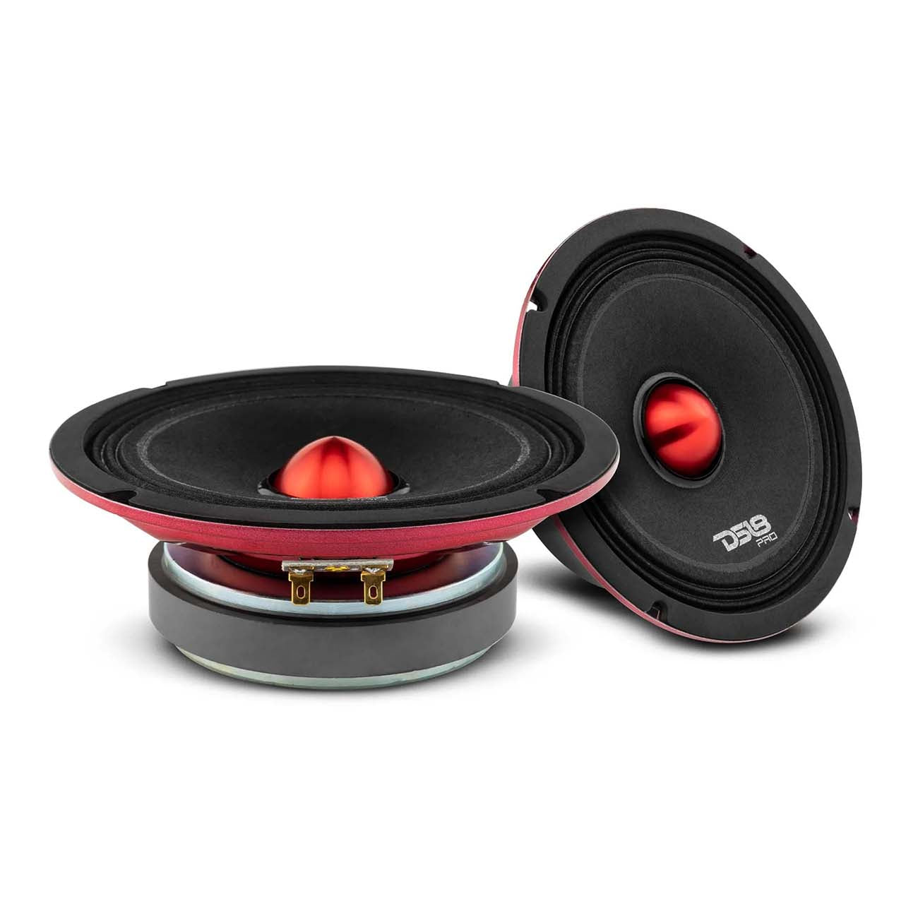 PROX64BMSLIM - DS18 6.5" Shallow Mount Midrange Bullet Speaker 250W RMS/500W Max 4 Ohm (Sold Each)