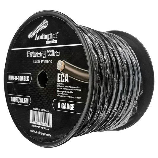 PWV0100BLK - Audiopipe Power Cable 0 Gauge 100 Foot - Black