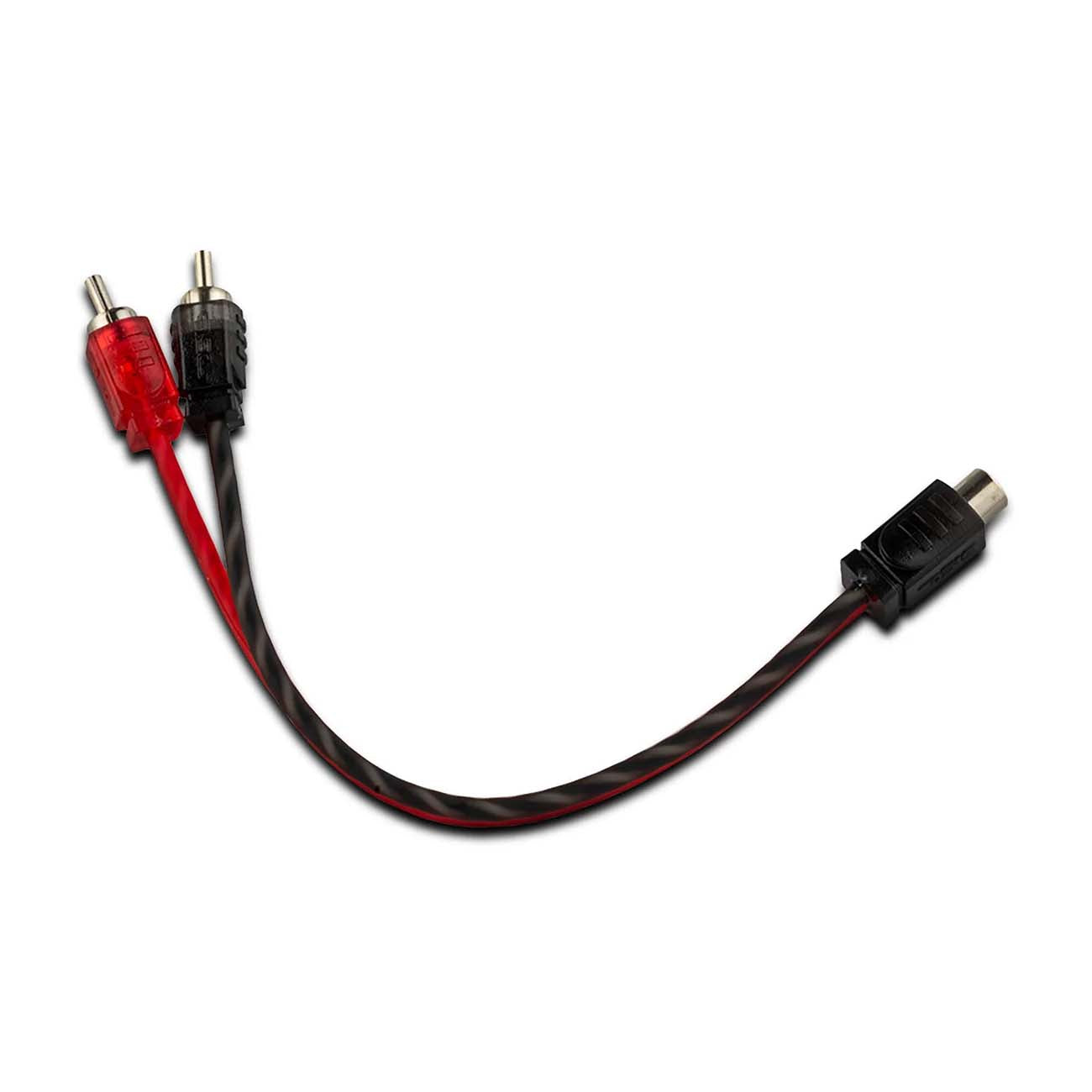 RCA1F2M - DS18 Ultra Flex Y-RCA Cable: 1 Female to 2 Male