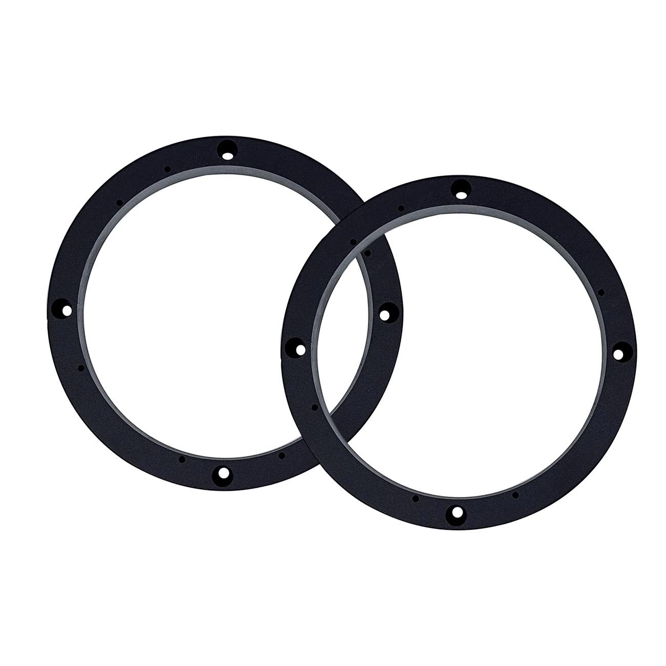 RINGPVC6 - Audiopipe 6.5" Universal Speaker Space Rings - Adds 1" Extra Mounting Depth