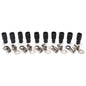 RT0BORION - Orion Ring Terminal for 1/0 Gauge with 5/16" Hole and Nickel Finish - Black Jacket (10 Pack)