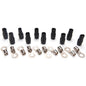 RT4BORION - Orion Ring Terminal for 4 Gauge with 5/16" Hole and Nickel Finish - Black jacket (10 Pack)