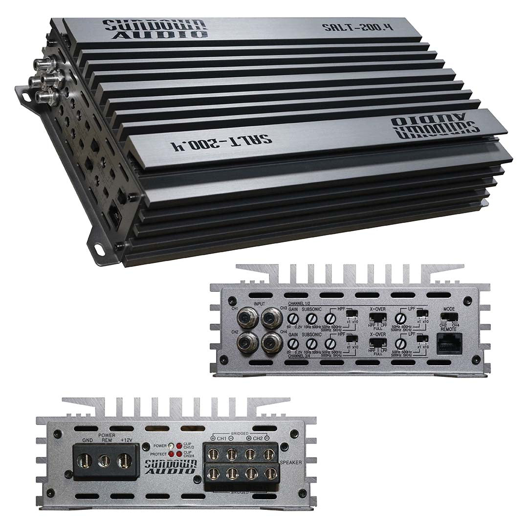 SALT2004 - Sundown Audio 4 Channel Amplifier 1400 Watts RMS