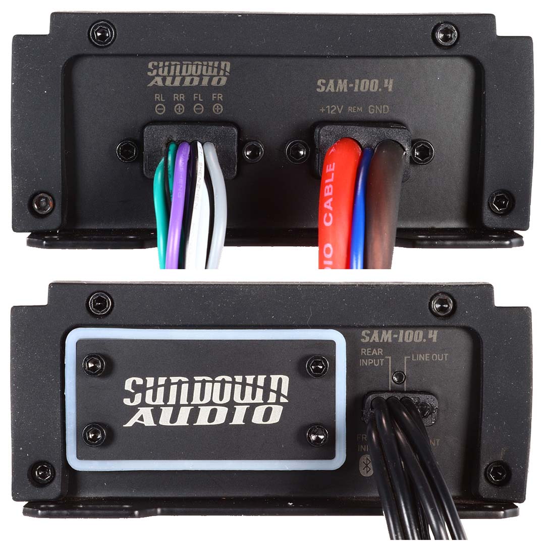 SAMV21004 - Sundown Powersports 4 Channel Amplifier with Bluetooth 400W RMS