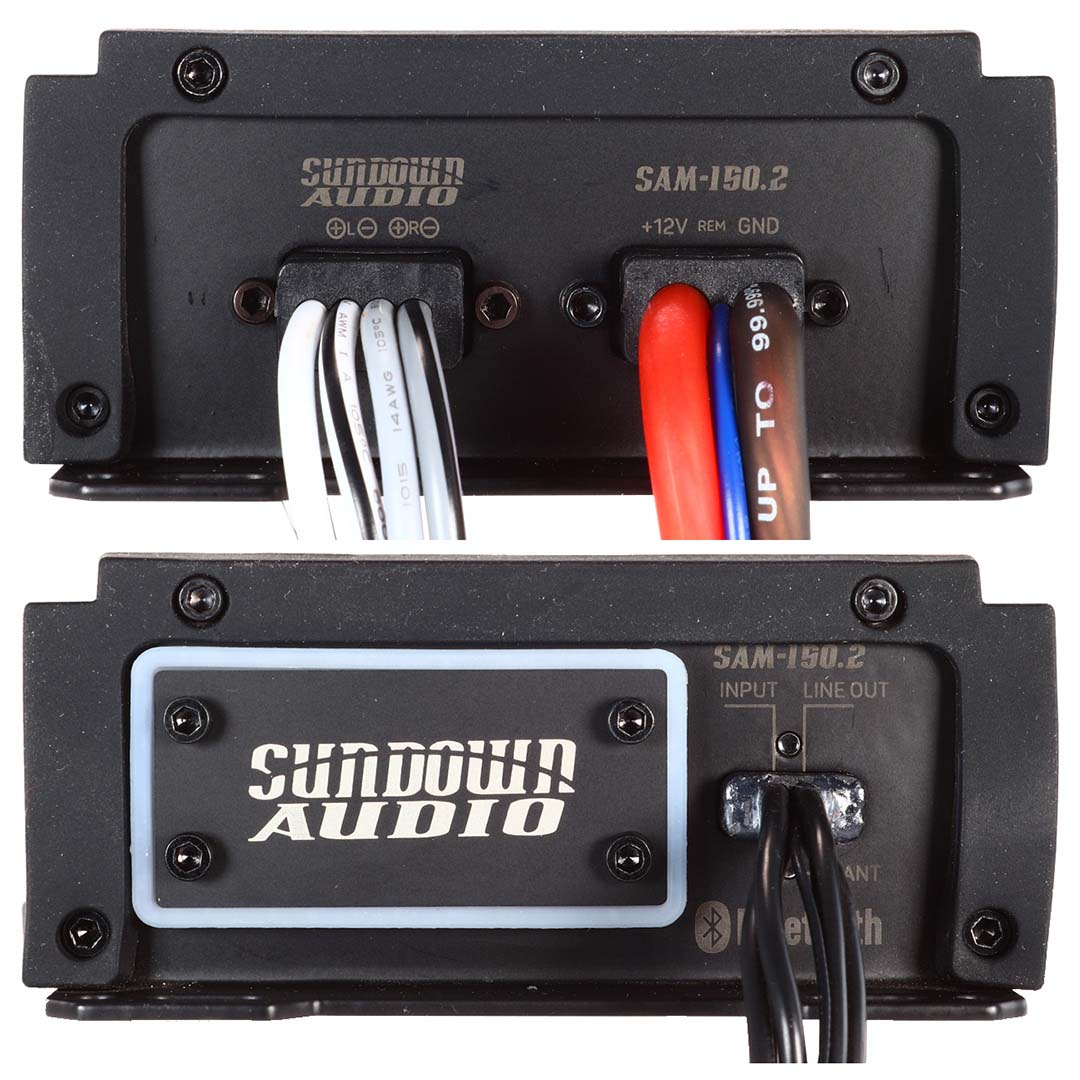 SAMV21502 - Sundown Powersports 2 Channel Amplifier with Bluetooth 300W RMS