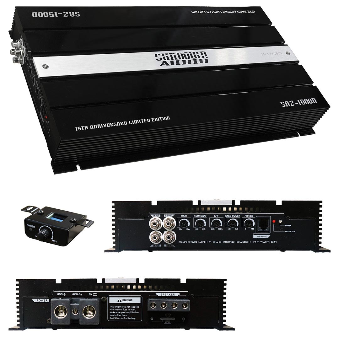 SAZ1500D - Sundown Audio Mono Block Anniversary Amplifier - 3000W RMS