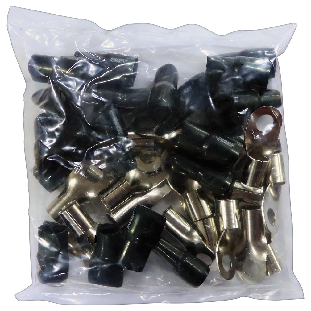 SDRT0BK - Sundown Audio Ring Terminal 1/0 Black (20pcs)