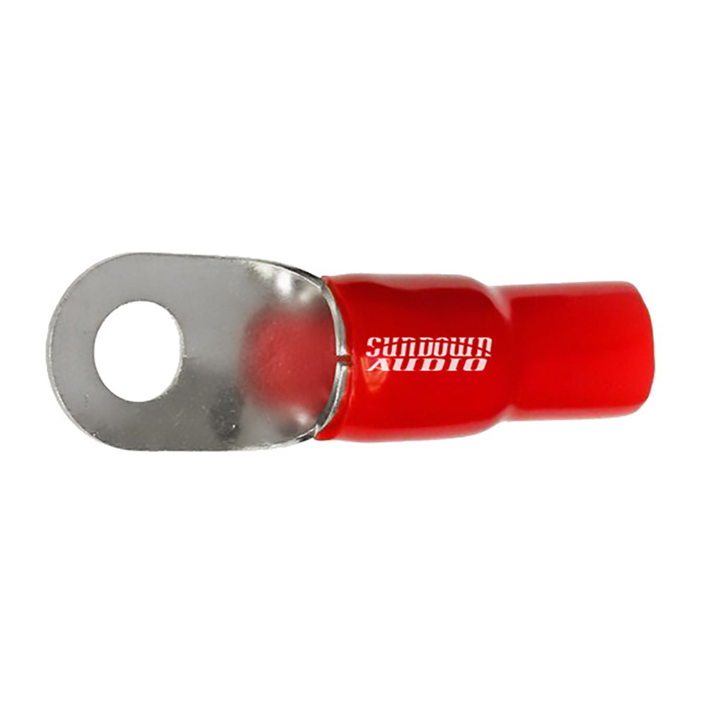 SDRT0RD - Sundown Audio Ring Terminal 1/0 Red (20pcs)