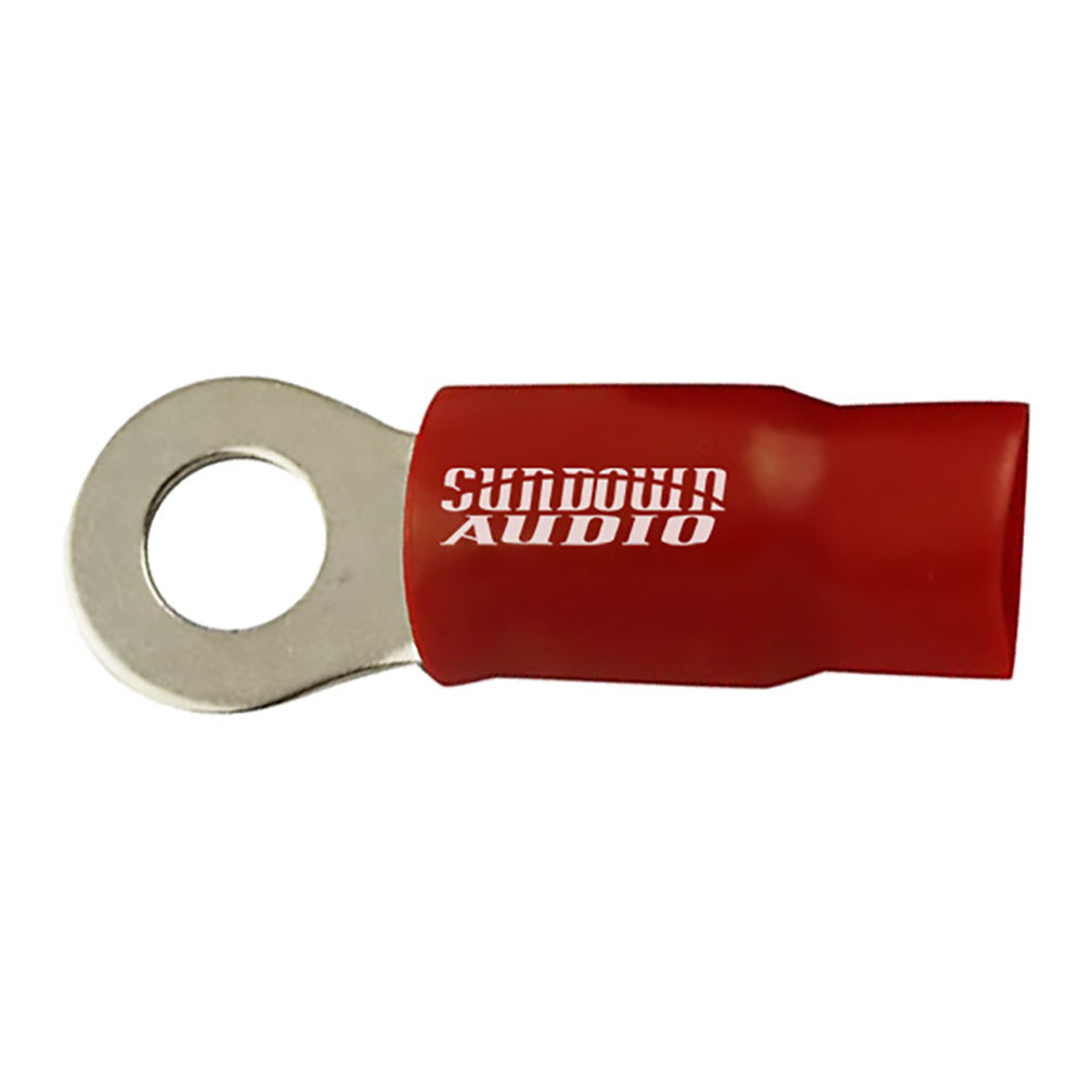 SDRT4RD - Sundown Audio Ring Terminal 4AWG Red  (20pcs)