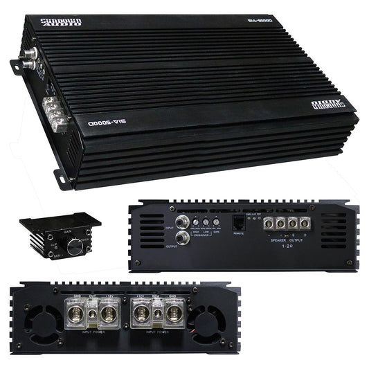 SIA5000D - Sundown Audio Smart MonoBlock Amplifier Wide Range Mono 5000 Watts RMS