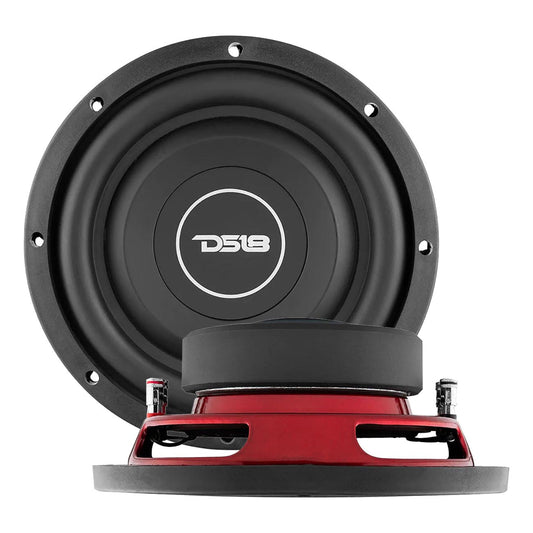 SRW84D - DS18 8″ Shallow Mount Woofer 150W RMS/300W Max Dual 4 Ohm Voice Coils