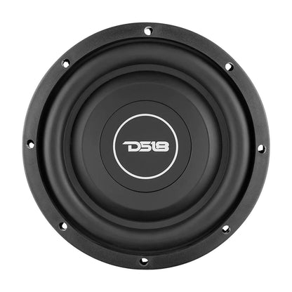 SRW84D - DS18 8″ Shallow Mount Woofer 150W RMS/300W Max Dual 4 Ohm Voice Coils