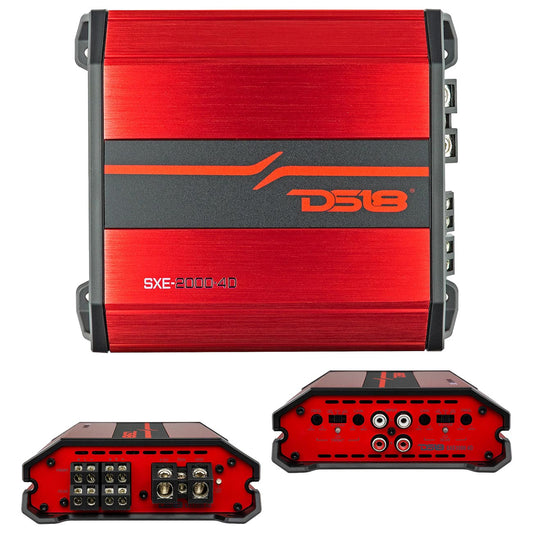 SXE20004DRD - DS18 4 Channel Amplifier 2000W Class D Red