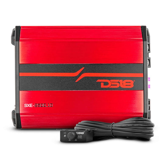 SXE25001DRD - DS18 SXE 1-Channel Class D Amplifier 800 Watts Rms @ 1-Ohm -Red