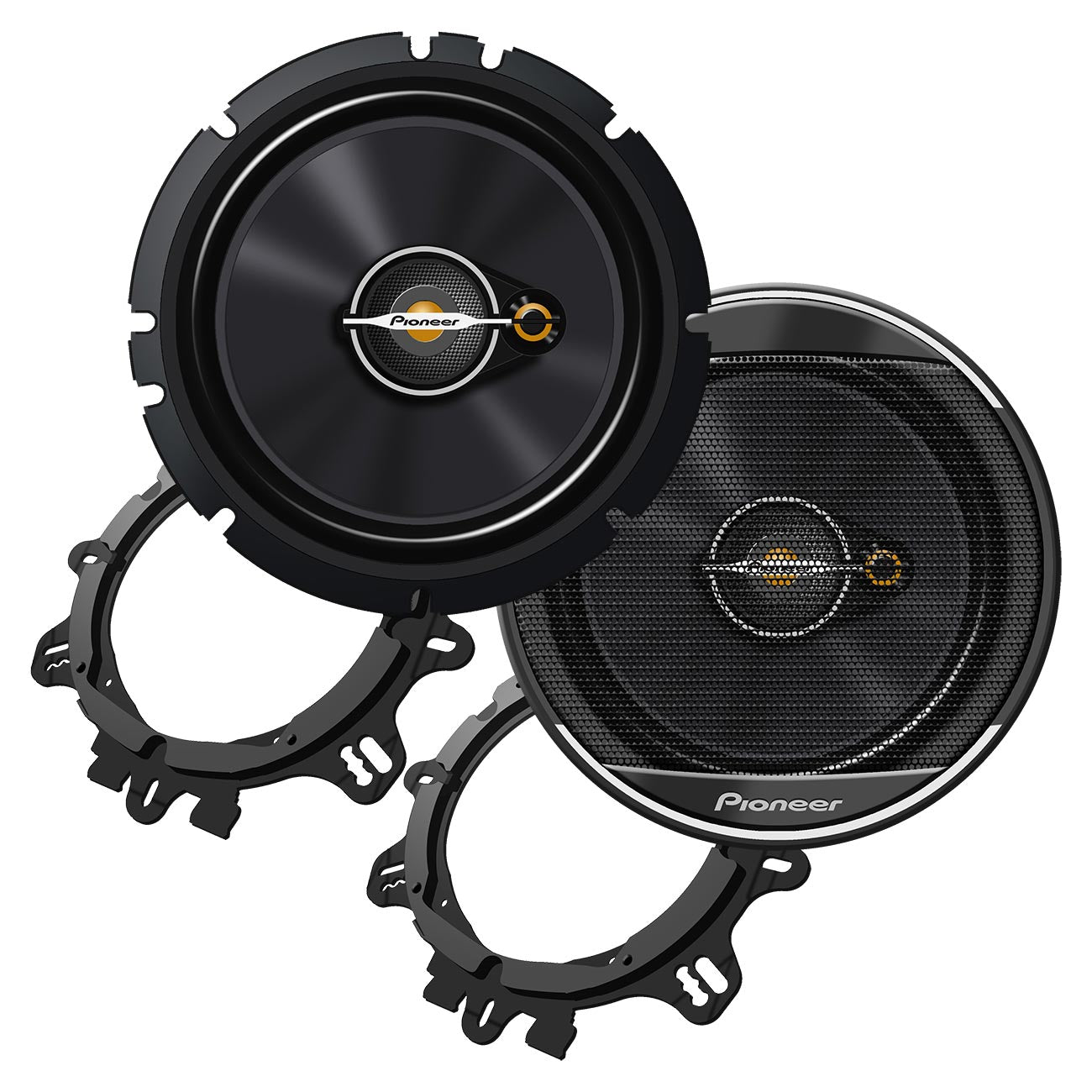 TSA1671F - Pioneer 6-1/2″ 3-Way Full Range Speakers - 320 Watts Max / 70 RMS (Pair)