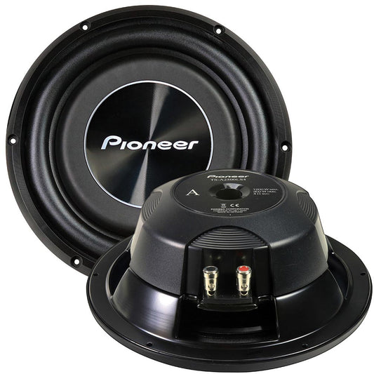 TSA2500LS4 - Pioneer 10" Shallow Mount Woofer 4 Ohm 1200W Max