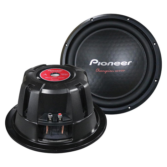 TSA301S4 - Pioneer 12″ Woofer 500W RMS/1600W Max Single 4 Ohm Voice Coil