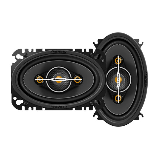 TSA4671F - Pioneer 4x6″ 4-Way Full Range Speakers (Shallow Mount) - 210 Watts Max / 30 RMS (Pair)