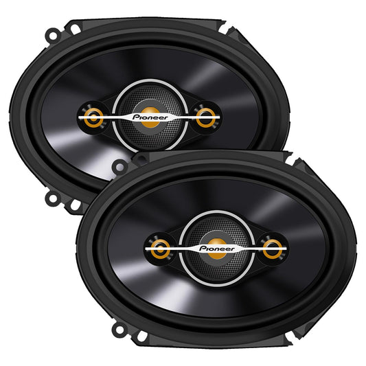 TSA6881F - Pioneer 6x8″ 4-Way Full Range Speakers (Shallow Mount) - 350 Watts Max / 80 RMS (Pair)