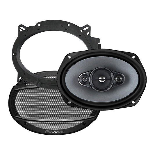 TSA692F - Pioneer 6x9″ 4-Way 450 Watts Max Power (90 RMS) Coaxial Speakers (Pair)