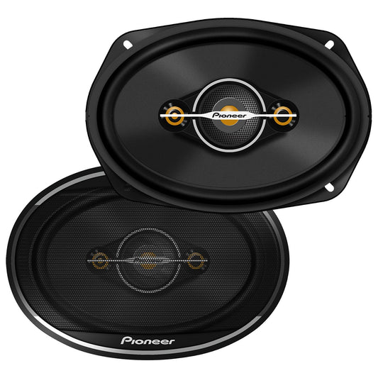 TSA6961F - Pioneer 6x9″ 4-Way Full Range Speakers (Shallow Mount) - 450 Watts Max / 90 RMS (Pair)