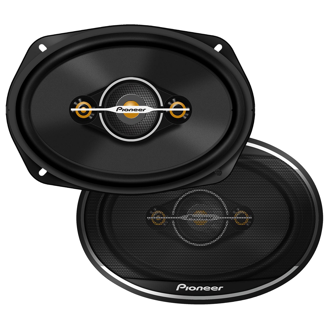 TSA6971F - Pioneer 6x9″ 4-Way Full Range Speakers (Shallow Mount) - 600 Watts Max / 100 RMS (Pair)