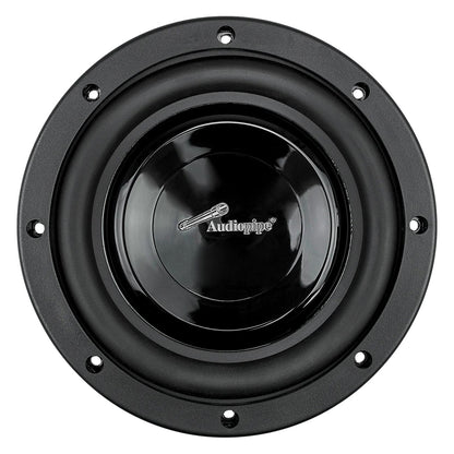 TSFA800 - Audiopipe 8" Shallow Mount Subwoofer 150W RMS/300W Max Dual 4 Ohm Voice Coils