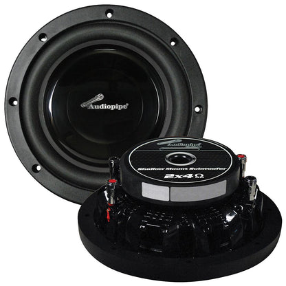 TSFA80 - Audiopipe 8" Shallow Mount Woofer 300W Max 4 Ohm DVC