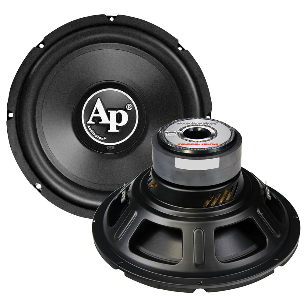 TSPP212D4 - Audiopipe 12"  Woofer 1000W Max 4 Ohm DVC