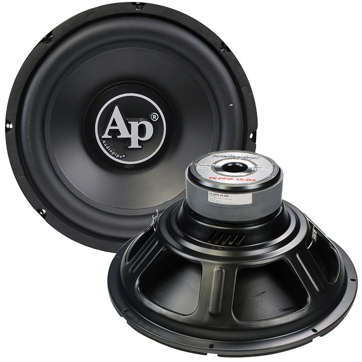 TSPP215D4 - Audiopipe 15" Woofer Dual 4 Ohm 1500W Max