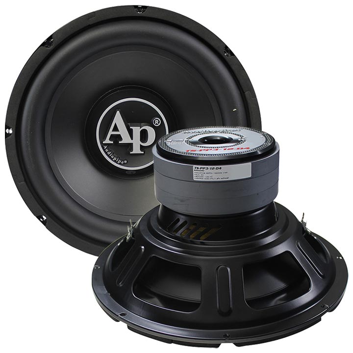 TSPP312D4 - Audiopipe 12" Woofer 1600W Max Dual 4 Ohm