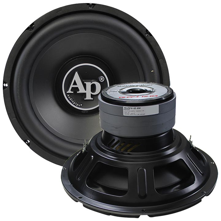 TSPP315D4 - Audiopipe 15" Woofer Dual 4 Ohm 1800W Max