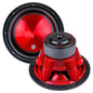 TXXAPD12RD - Audiopipe 12″ Woofer “Eye Candy Red” Aluminum Cone 800W RMS/1600W Max Dual 4 Ohm Voice Coils